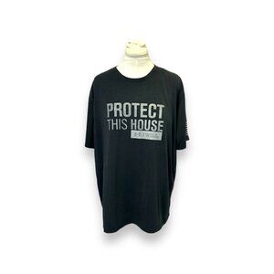 Under Armour Mens Heatgear Protect This House I Will Loose Fit Tee Black XL